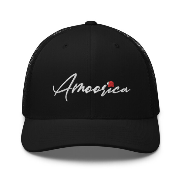 Black Amoorica Trucker Cap