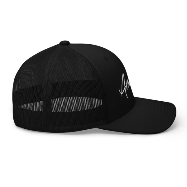 Black Amoorica Trucker Cap - Image 4