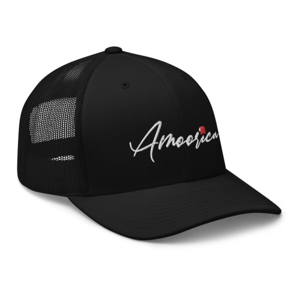 Black Amoorica Trucker Cap - Image 2