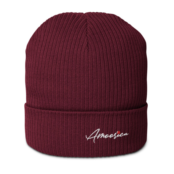 Amoorica Ribbed Organic Beanie - Image 3