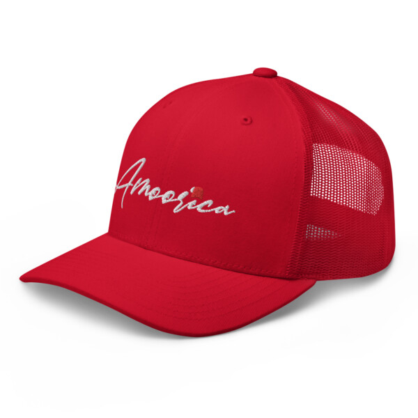 Red Amoorica Trucker Cap - Image 3