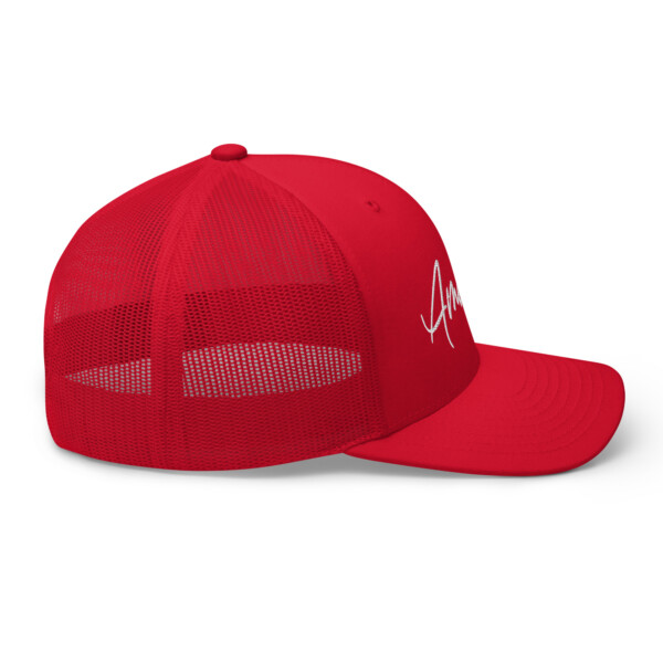 Red Amoorica Trucker Cap - Image 4