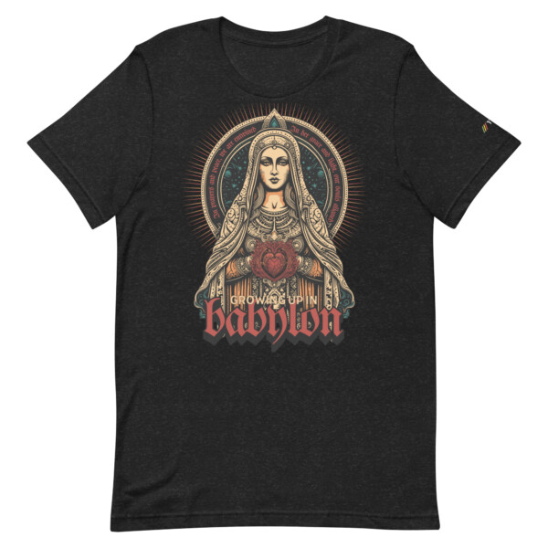 Mens Black "Babylonian Queen" T-Shirt