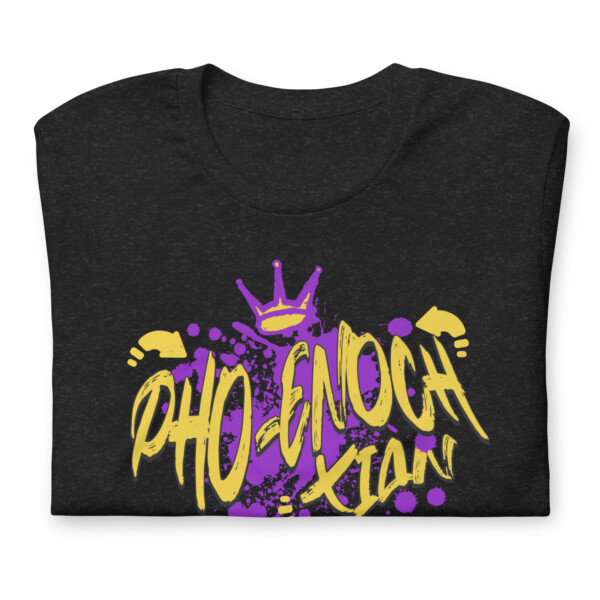 Mens Black "PhoEnochXian King" T-Shirt - Image 3