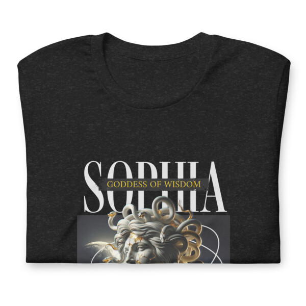 Mens Black "Sophia" Goddess T-Shirt - Image 3
