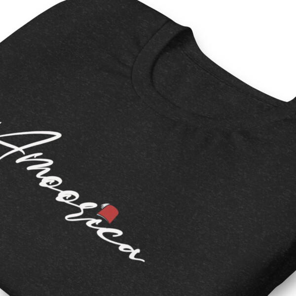 Mens Black Amoorica T-Shirt - Image 2