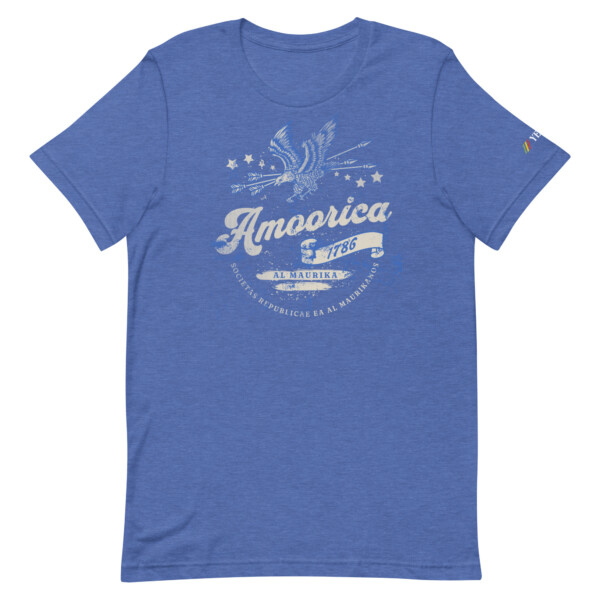 Mens Blue Amoorica 1786 Treaty T-Shirt