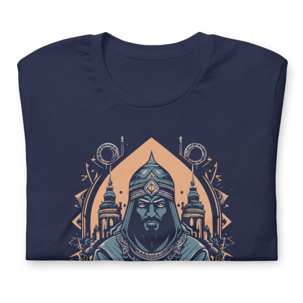 Mens Navy Amoorican Muur T-Shirt - Image 3