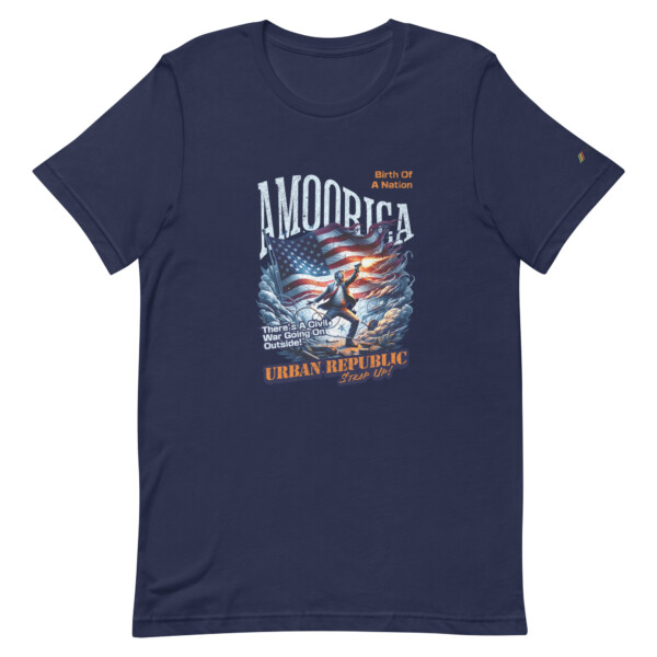 Mens Navy Amoorica Civil War T-Shirt