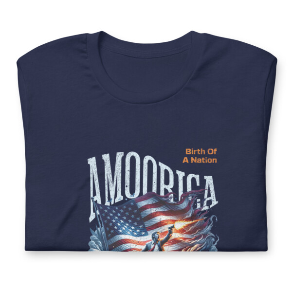 Mens Navy Amoorica Civil War T-Shirt - Image 3