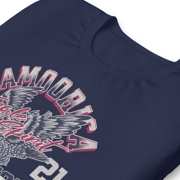 Mens Navy Amoorican Eagle Warriors T-Shirt - Image 2