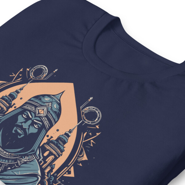 Mens Navy Amoorican Muur T-Shirt - Image 2