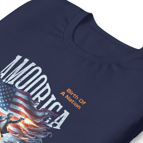 Mens Navy Amoorica Civil War T-Shirt - Image 2