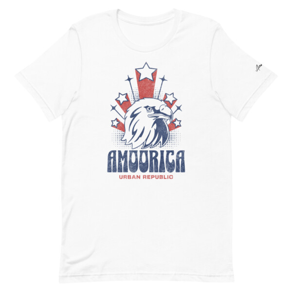 Amoorica "Urban Republic" White T-Shirt